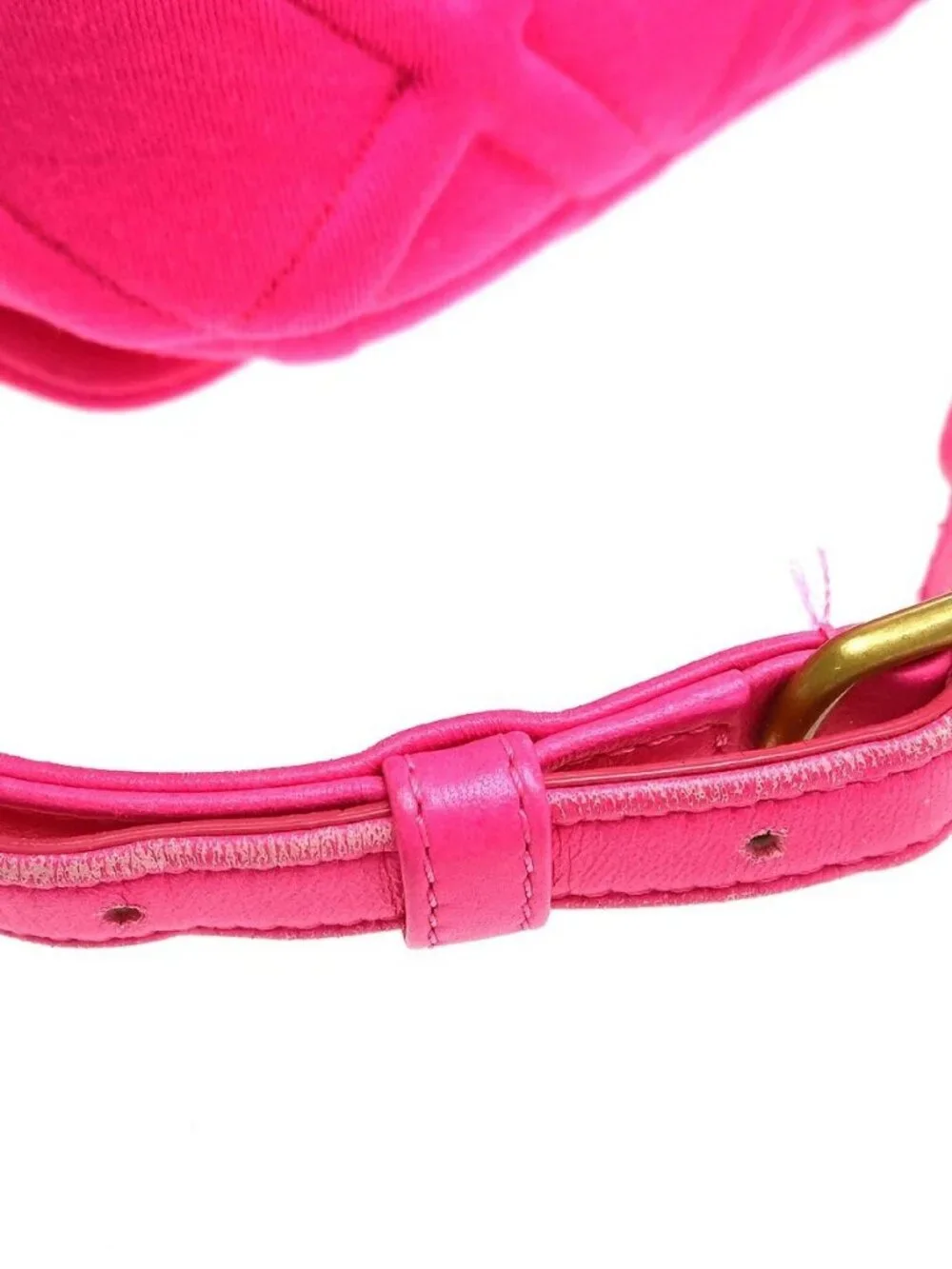Chanel Pink Canvas Waist Bum Bag NQ11559